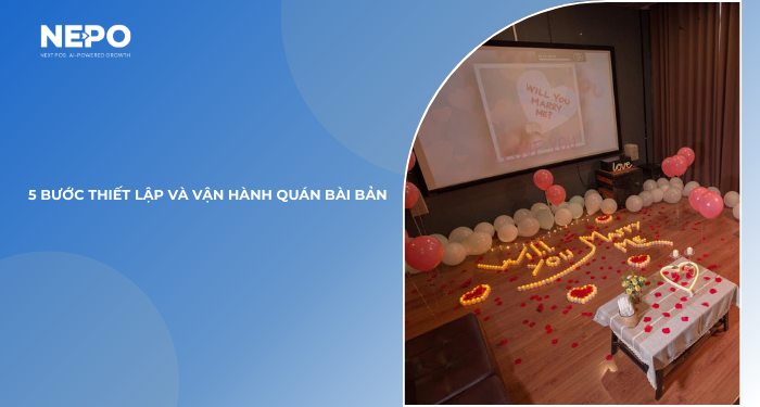 5 bước thiết lập và vận hành quán bài bản