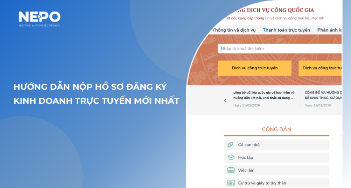 Hướng dẫn nộp hồ sơ đăng ký kinh doanh trực tuyến mới nhất